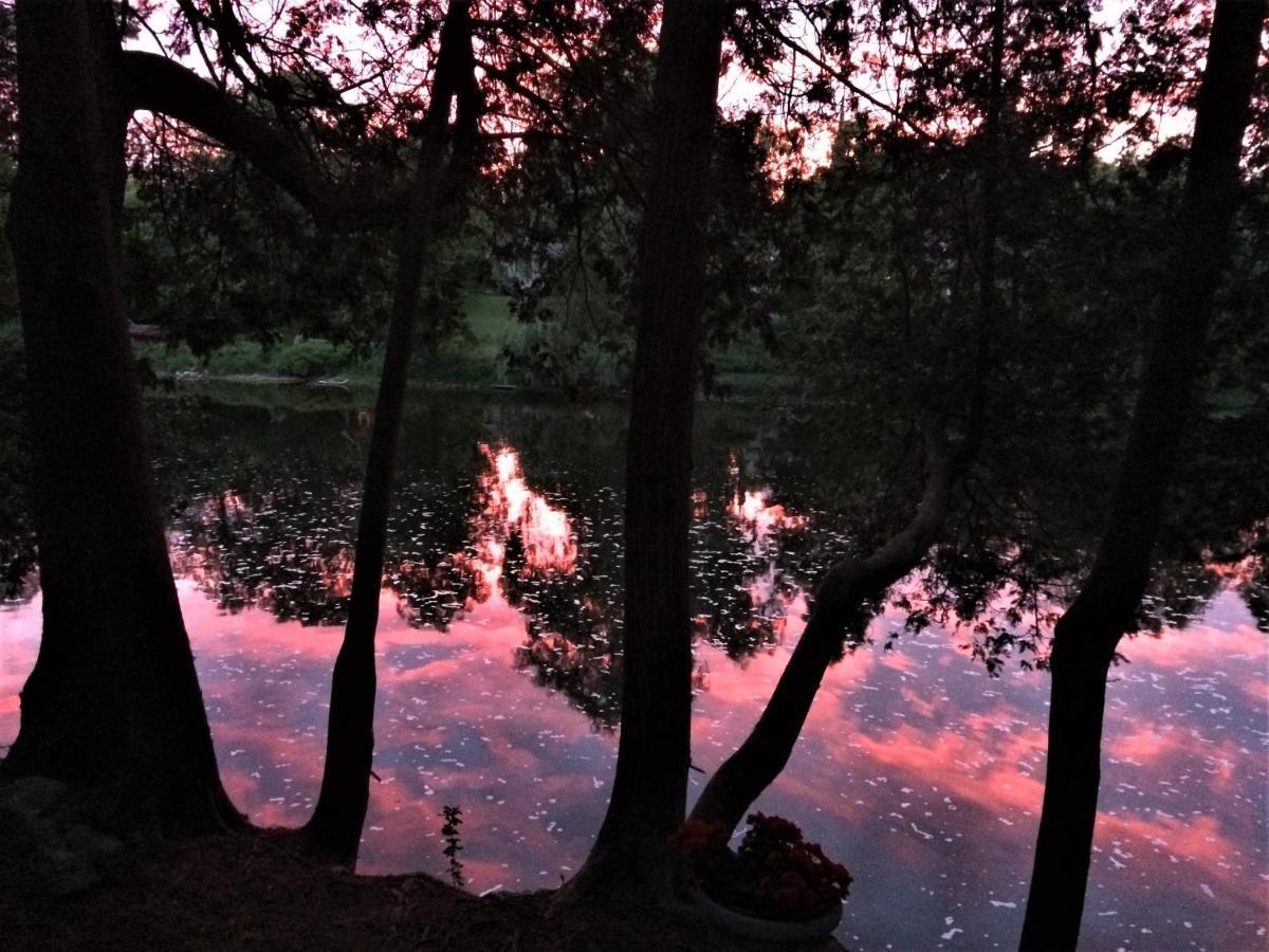 Romantic Riverside Suite In Elora Esterno foto